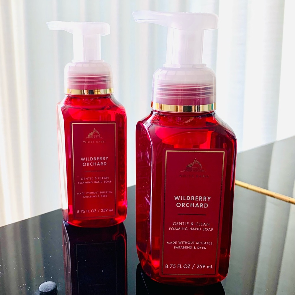 Bath & Body Works Wildberry Orchid Gentle & Clean Forming Hand Soap Set of 2 New - Picture 5 of 5